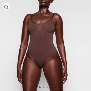 Skims Sculpting Bodysuit in Cocoa